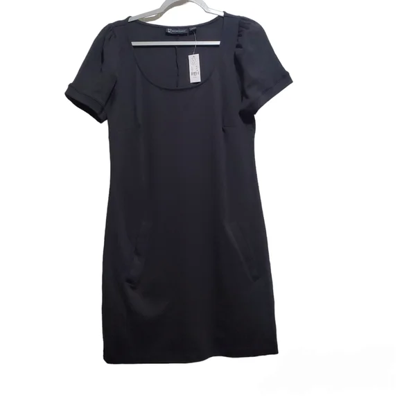 New York & Company | Dresses | New York Company Black Cotton Jersey Dress |  Poshmark